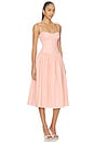 view 2 of 3 Theresa Midi Corset Dress in Pink