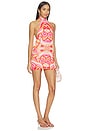 view 1 of 4 Nhulla Halter Mini Dress in Pink Multi