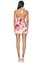 view 3 of 3 Martine Halter Mini Dress in Red Multi