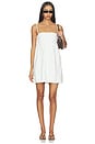view 1 of 4 Julie Babydoll Mini Dress in White