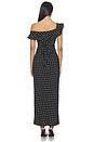 view 3 of 3 VESTIDO MONROE in Black & White Dot