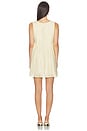 view 3 of 3 Maren Pleated Mini Dress in Butter Yellow