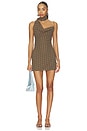 view 1 of 4 ROBE BETTY in Brown & Blue Dot