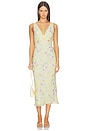 view 1 of 3 VESTIDO ALORA in Yellow Floral