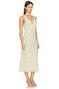 view 2 of 3 VESTIDO ALORA in Yellow Floral