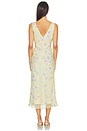 view 3 of 3 VESTIDO ALORA in Yellow Floral