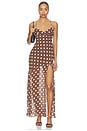 view 2 of 4 ROBE BRIAR in Brown & White Dot