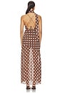 view 4 of 4 ROBE BRIAR in Brown & White Dot
