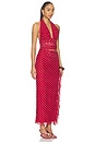 view 2 of 5 ROBE DELIA in Cherry Polka Dot