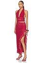 view 3 of 5 ROBE DELIA in Cherry Polka Dot