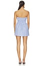 view 3 of 4 Neve Mini Dress in Blue Stripe