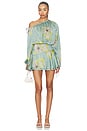 view 1 of 3 ROBE VIOLETTA in Teal Floral