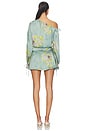 view 3 of 3 ROBE VIOLETTA in Teal Floral