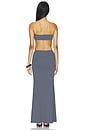view 3 of 4 FALDA MARCELA in Navy Stripe