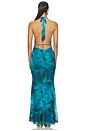 view 3 of 3 Lailah Halter Maxi Dress in Blue Multi