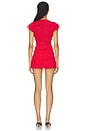 view 3 of 5 FALDA MELINDA in Red & White Dot