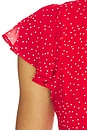 view 5 of 5 FALDA MELINDA in Red & White Dot