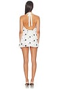 view 3 of 3 VESTIDO ARTHA in White & Black Dot
