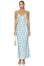 view 1 of 3 VESTIDO STACEY in Blue Floral