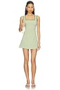 view 1 of 4 VESTIDO KALPANA in Green Gingham