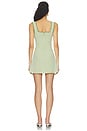 view 3 of 4 VESTIDO KALPANA in Green Gingham