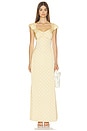 view 1 of 4 VESTIDO DOROTHY in Orange & White Dot