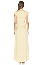 view 3 of 4 VESTIDO DOROTHY in Orange & White Dot