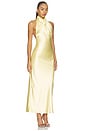 view 2 of 3 VESTIDO APPHIA in Butter Yellow