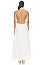 view 3 of 3 Alohi Halter Maxi Dress in White