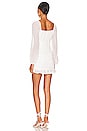view 3 of 3 Petra Ruched Mini Dress in White
