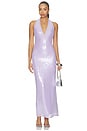view 1 of 4 VESTIDO LARGO CHARLICE in Lilac
