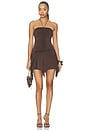 view 1 of 3 VESTIDO HENDRIX in Dark Brown