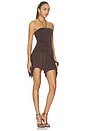 view 2 of 3 VESTIDO HENDRIX in Dark Brown
