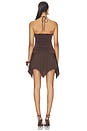 view 3 of 3 VESTIDO HENDRIX in Dark Brown