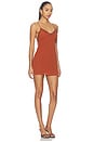 view 2 of 4 Itzyana Beaded Mini Dress in Rust