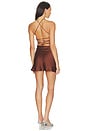 view 3 of 3 Jennyfer Mini Dress in Brown & Blue