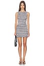 view 1 of 5 Skye Skirt Set in Black & White Plaid