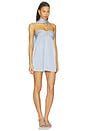 view 3 of 4 Cordell Mini Dress in Baby Blue