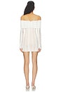 view 4 of 4 Annabelle Off Shoulder Mini Dress in White