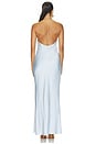 view 4 of 4 August Halter Maxi Dress in Baby Blue