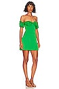 view 2 of 3 Randy Off Shoulder Dress in Green