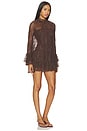 view 2 of 3 VESTIDO OLISA in Brown Lace