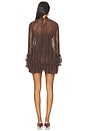 view 4 of 3 VESTIDO OLISA in Brown Lace