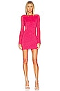 view 1 of 4 Meira Mini Dress in Pink Metallic