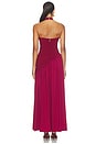 view 4 of 3 ROBE DE SOIRÉE GINNY in Wine