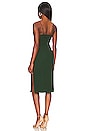 view 3 of 3 Claudia Cami Midi Dress in Forest Green