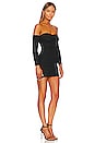 view 2 of 3 Shanice Ruched Mini Dress in Black