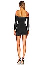 view 3 of 3 Shanice Ruched Mini Dress in Black