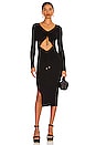 view 1 of 3 Kaylee Ruched Dress in Black