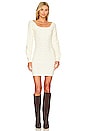 view 1 of 3 Simone Cable Knit Dress in Cream